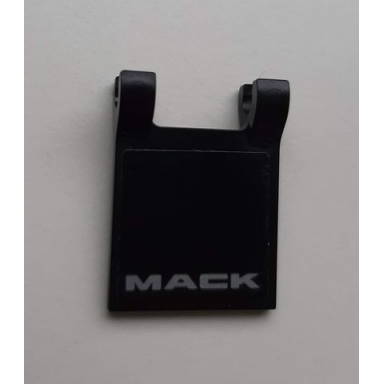 black flag 2 x 2 square with silver mack pattern sticker - set 42078