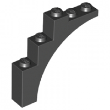 black arch 1 x 5 x 4 - continuous bow