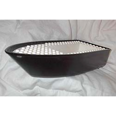 boat hull unitary 25 x 10 x 4 1 3 floating with white deck