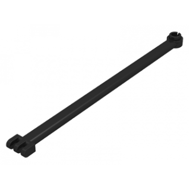 black hinge bar 12l with 3 fingers and open end stud