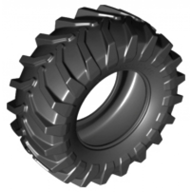 black tire 107 x 44r tractor