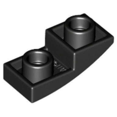 black slope curved 2 x 1 x 2 3 inverted
