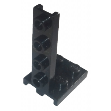 black bracket 2 x 2 - 1 x 4