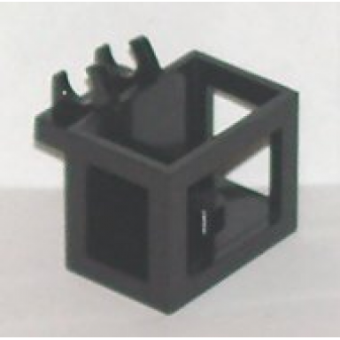 crane bucket lift basket 2 x 3 x 2 with non-locking hinge fingers