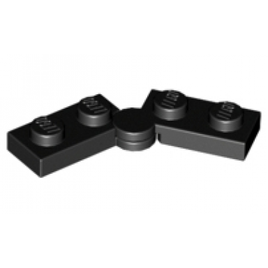 black hinge plate 1 x 4 swivel 2429 2430