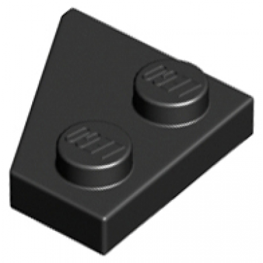 wedge plate 2 x 2 right