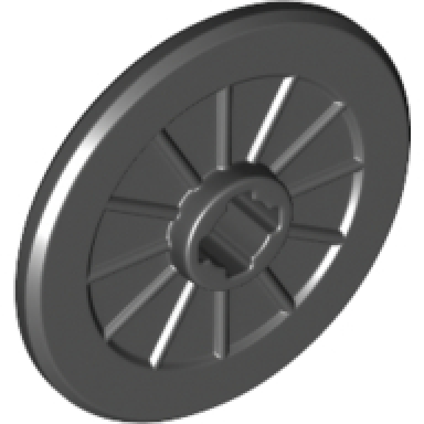 wheel wheelchair with molded black hard rubber tire pattern