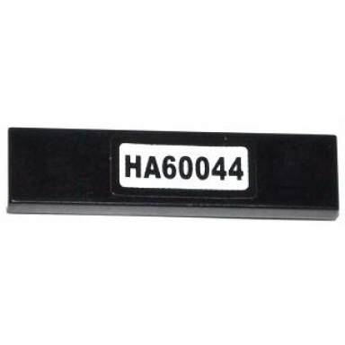 black tile 1 x 4 with ha60044 pattern sticker - set 60044