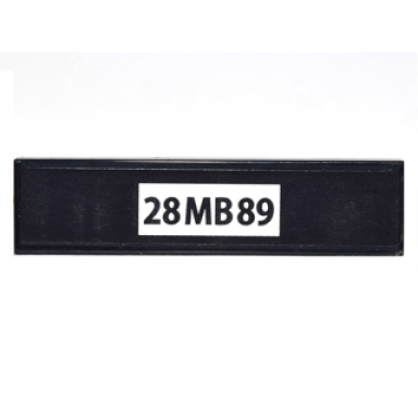 black tile 1 x 4 with 28mb89 pattern sticker - set 10937