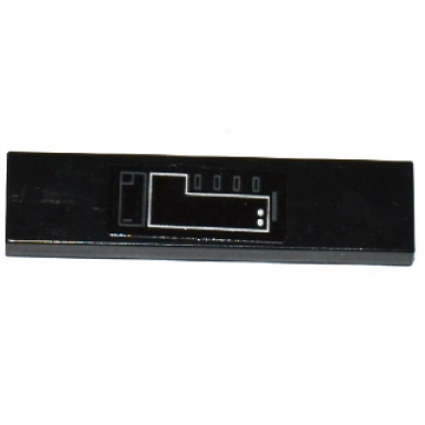 black tile 1 x 4 with sw k-2so chest pattern sticker - set 75120
