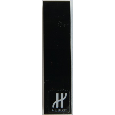 black tile 1 x 4 with hublot logo pattern sticker - set 75879