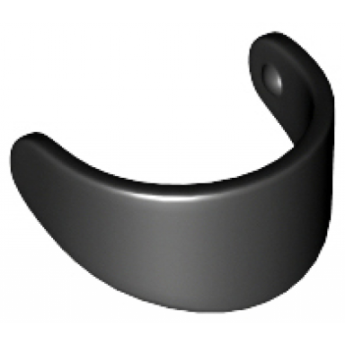 black minifigure visor standard