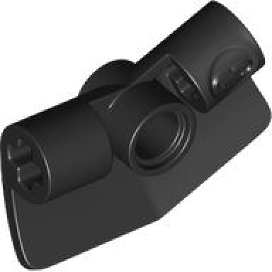 black technic panel curved 3 2 x 3 x 1 angled