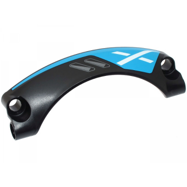 black technic panel car mudguard arched 42 9 x 2 x 3 rounded top with dark silver air vents and white x on dark azure background pattern model right side