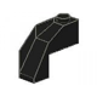 black brick modified facet 3 x 3 x 2 top