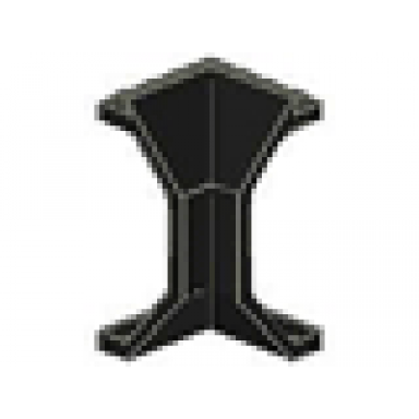 panel 4 x 4 x 6 corner concave