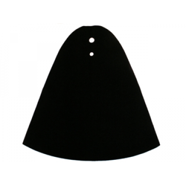 black cloth cape with 2 holes large buildable figures