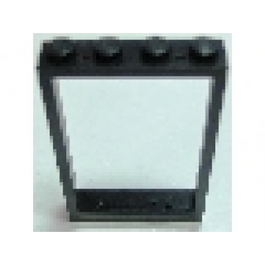 black window 1 x 4 x 5 with solid studs