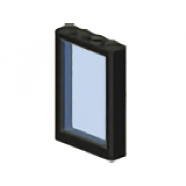 window 1 x 4 x 5 with trans-light blue glass 2493 2494