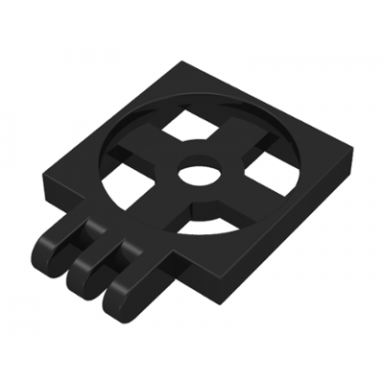 turntable 2 x 2 plate with hinge with 3 fingers base