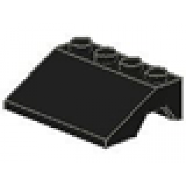 black vehicle mudguard 3 x 4 slope