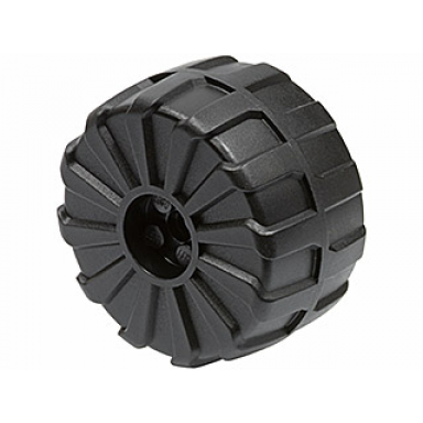 wheel hard plastic large 54mm d x 30mm