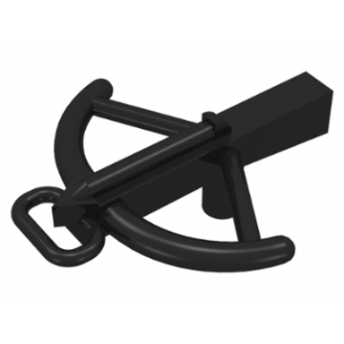 black minifigure weapon crossbow
