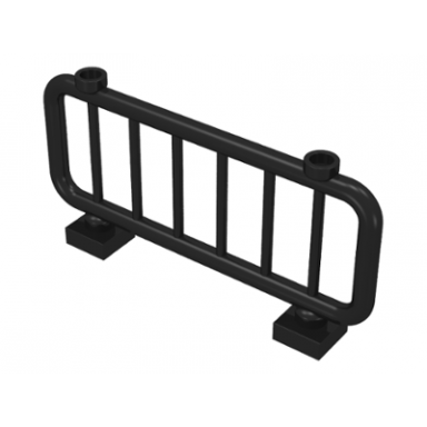 black bar 1 x 8 x 3 grille fence