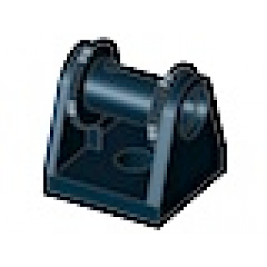 black string reel 2 x 2 holder with black drum 2584 2585
