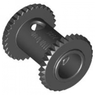 black string reel 2 x 2 drum