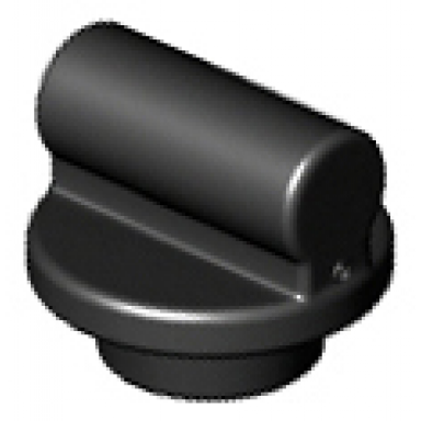 plate round 1 x 1 with bar handle on short stem