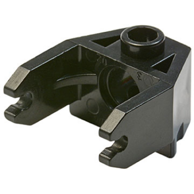 black magnet holder 2 x 3 with clips and pin hole