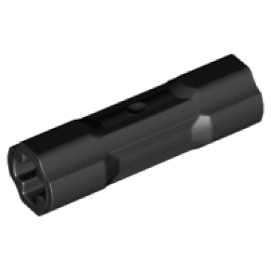 black technic axle connector 3l