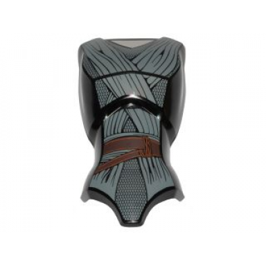 black large figure torso female with sw dark bluish gray robe pattern rey