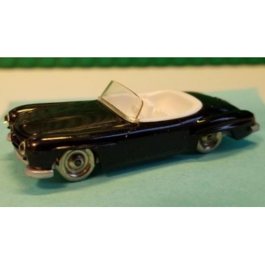 black ho scale mercedes 190sl white interior