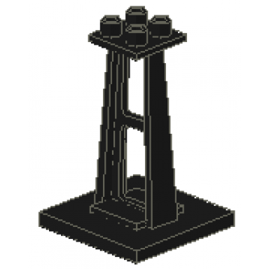 support 4 x 4 x 5 stanchion