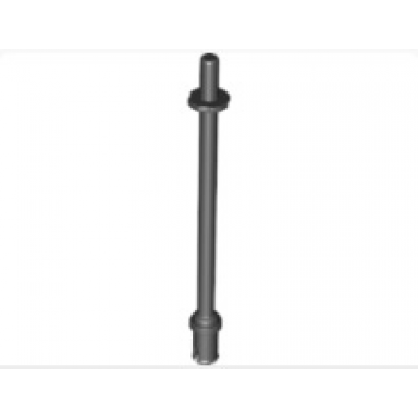 bar 8l with stop rings and pin technic figure accessory ski pole - flat end