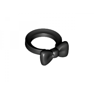 black minifigure bow tie