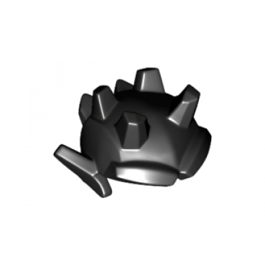 black minifigure headgear head top gargoyle spikes and ears