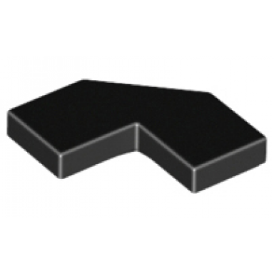 black tile modified facet 2 x 2