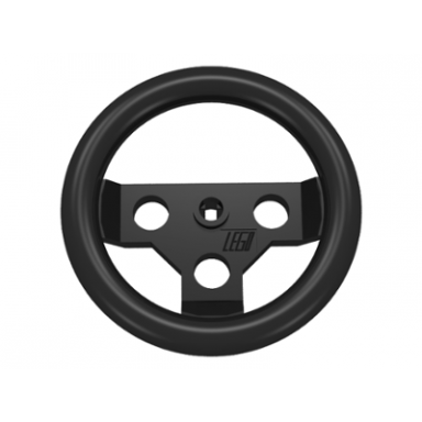 black technic steering wheel large