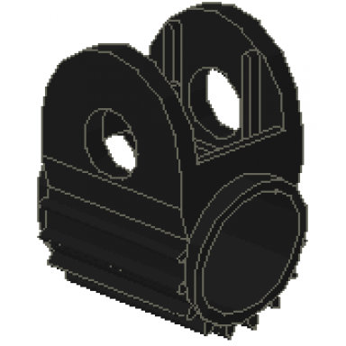 black technic steering gear holder