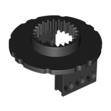 black technic turntable 56 tooth extended arms base