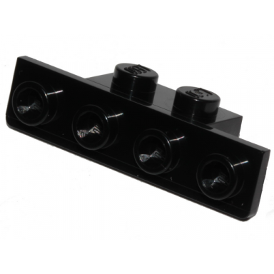 bracket 1 x 2 - 1 x 4 with rounded corners at the bottom
