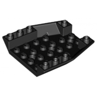 black wedge 6 x 6 triple inverted
