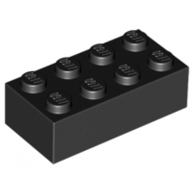 black brick 2 x 4