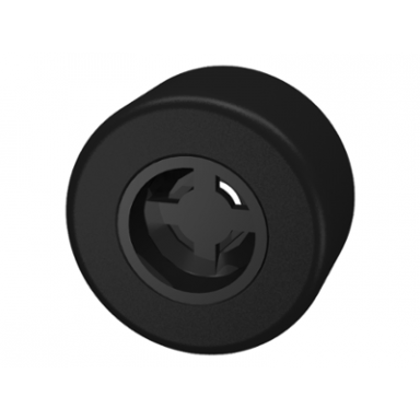 wheel 8mm d x 9mm for slicks hole notched for wheels holder pin with black tire smooth small wide slick 30027b 30028