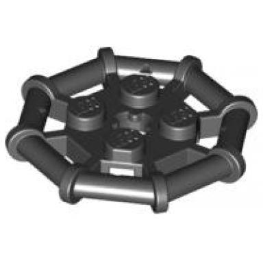 plate modified 2 x 2 with bar frame octagonal