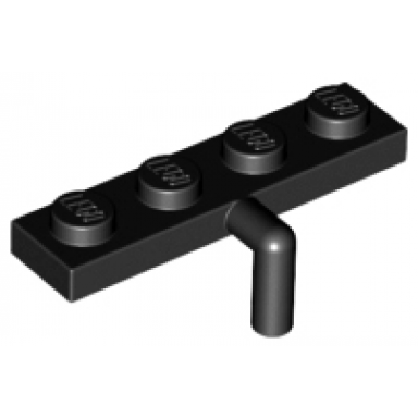 black plate modified 1 x 4 with bar arm down