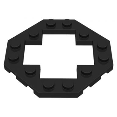 plate modified 6 x 6 octagonal with 4 x 4 open center